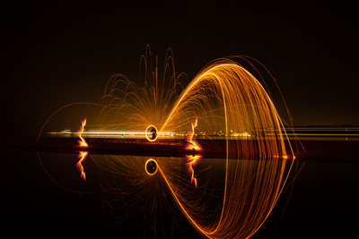 Stahlwolle und Lightpainting an der Ostsee – Ulrich Schiefelbein