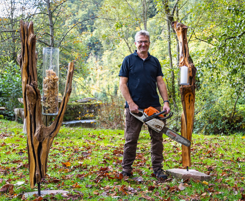 Holzkunstobjekt aus Oberharmersbach