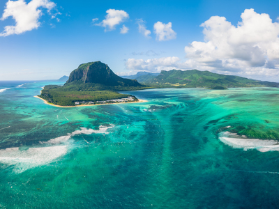 Unterwasser-Wasserfall, Mauritius – Sebastian Wohlfeil